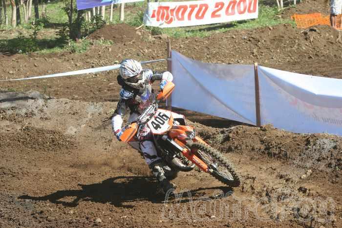 Photo MaitreFou - Auteur : Michael - Mots clés :  moto motocross terre saut championnat terrain pascal dorseuil saint louis caprisonne miss reunion 2008 